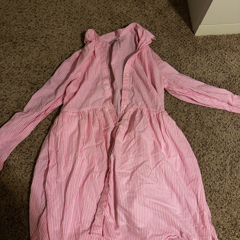 JCrew Pinstrip Dress